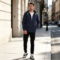 thumbnail image 6 of Smawell Men Hooded Multi Pocket Cargo Windbreaker Jacket, 6 of 6