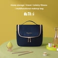 thumbnail image 3 of Múltiple Capa de maquillaje femenino Hogar al aire libre Viajar CAMPING CASE COSTICETE CASMETICE PANTALLA DE PANTALLA ORGANIZADOR CON HOUND AZUL Guardurnaity HA010956-04, 3 of 6