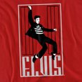 thumbnail image 2 of Elvis Presley One Jailhouse Unisex Adult T Shirt, Red, 6X-Large, 2 of 6