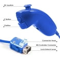 thumbnail image 2 of LUXMO 2in1 Built in Motion Plus Remote Controller Nunchuck Set Fo Wii&Wii U Console Video Games, 2 of 9