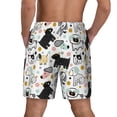 thumbnail image 2 of Lsque Mens Swim Trunks Funny Puppy Pattern - Bathing Suit Compression Liner - Beach Swim Shorts Swimwear - (S-3XL) - Stretch Quick Dry -Medium, 2 of 9