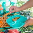 thumbnail image 4 of Re-Play Toddler Plates with Dividers - Deep-Walled 3 Compartments Divided Plates for Kids - Dishwasher & Microwave Safe - Made in USA - Set of 3 - Sunwaves, 4 of 11