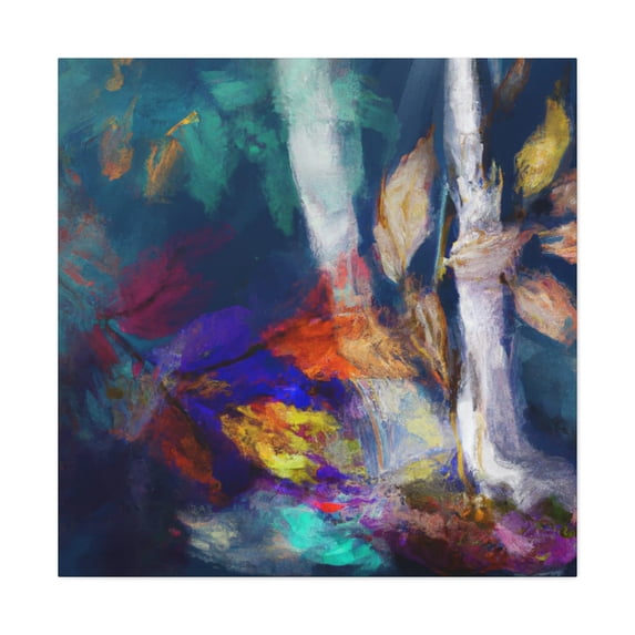 Leaf in Abstract Form - Canvas