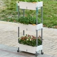 thumbnail image 3 of kurtrusly ABS Household Plant Vegetable Planting Box Reinforced Easy To Tools And Is Not Easy To Break Two-layer pulley, 3 of 4