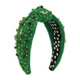 thumbnail image 1 of Diadema anudada para mujer, diadema superior adornada, banda para el pelo elegante a la moda para mujer, 1 of 5