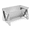 Large Size, variant on Portable Folding Stainless Steel Camping Wood Stove with Grill Grate, Collapsible Card Style Outdoor BBQ Fire Pit with Storage Bag