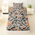 thumbnail image 3 of Erosebridal Abstract Camouflage Twin Sheet Sets 3pcs For Boys Girls,Geometric Camo Bedding For Teens, 3 of 5