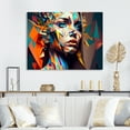 thumbnail image 2 of Designart Cubic Woman Portrait V Canvas Wall Art, 2 of 5