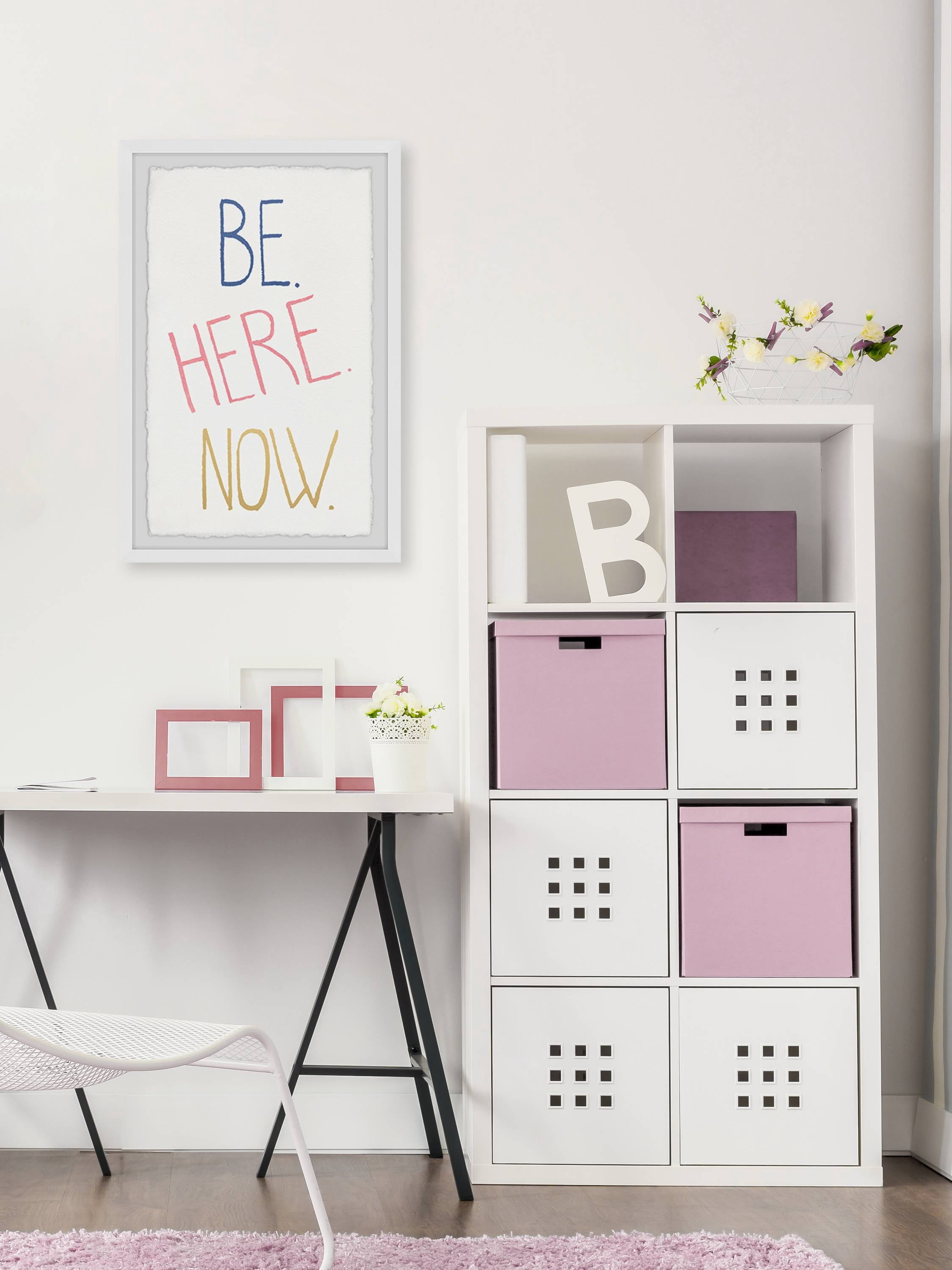 Marmont Hill Be Here Now IV Framed Wall Art