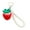 Red Strawberry, variant on Artistic Knitted Mobile Lanyard Lovely Fruit Pattern Key Holder Anti Lost Backpacks Bag Charms For Daily Use Gift
