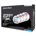 thumbnail image 2 of Pelotas de golf TaylorMade Speed Soft Ink, paquete múltiple, 2 of 4