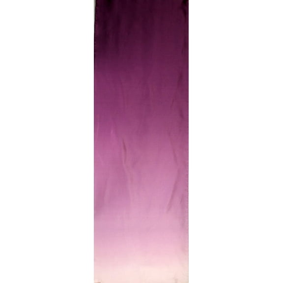DECORATIVE SILK INC. 100% PURE SILK CHARMEUSE FABRIC 45" DRESSMAKING SEWING 11COLOR OMBRE BY THE YARD (CEDUR PURPLE/LAVENDER)