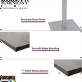 thumbnail image 4 of 6 Person Small Arc Rectangle Powered Conference Table Metal T Bases, 4 of 6
