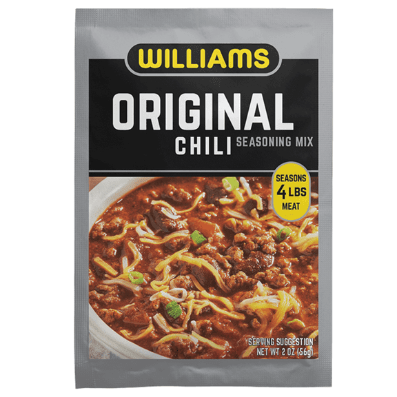 Williams Original Chili Seasoning - 2 oz. Packet
