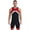 Red, variant on Fldy Mens One Piece Swimsuit Sleeveless Zipper Bathing Suit Surfing Rash Guard Wetsuit Blue XXL