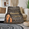 thumbnail image 2 of Dad Gifts from Daughter, Gifts for Dad from Daughter Blankets 60"x50", Birthday Gifts for Dad from Daughter, Dad Birthday Gift from Daughter, Dad Gifts for Men, to My Dad Birthday Gifts, 2 of 6
