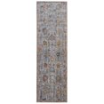 thumbnail image 1 of Amer Rug FAI726710 Fairmont Dark Gray Bordered Runner Rug - 2 ft. 6 in. x 7 ft. 10 in., 1 of 1