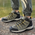 thumbnail image 4 of LASUDRAA Men's Hiking Boots Non-Slip Lightweight Ankle-High Boots Breathable Hiker Trekking Shoes, 4 of 9