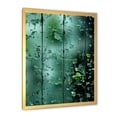 thumbnail image 2 of Designart "Window View of Abstract Jungle Gardens" Landscapes Framed Wall Art - Tropical Green Jungle Entryway Framed Wall Art, 2 of 6