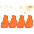 thumbnail image 3 of HAHDAXIA Dog Rubber Boots Small Dog Shoes Dog Boots, Rubber Rain Shoes Dog Boots 4Pcs Paw Protection for Dogs for Pet Cat Dog (Orange, Size S) Dog Boots Dog Breathable Boots, 3 of 7
