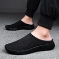 thumbnail image 6 of GrmtClth Unisex Slip On Mules Breathable Mesh Casual Slippers Lightweight Non Slip Walking Shoes Comfortable Backless Loafers Outdoor Slide Sandals, 6 of 9