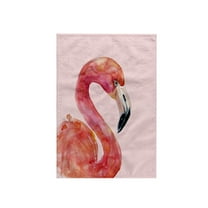 3dRose, Trendy Hygge Scandi Pink Flamingo Watercolor Illustration , 15x22 Hand Towel