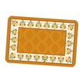 thumbnail image 2 of DOLITY Kitchen Absorbent Drain Pad Dinnerware Placemat Dish Drying Mat Farmhouse Dishes Orange, 2 of 9