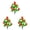 D, variant on 1 Bouquet Memorial Flowers for Graves - Durable Silk Cemetery Wildflower Flowers Bouquet, Elegant Rose & Lily Floral Arrangement for Headstones, Tombstone Decor, Indoor/Outdoor Memorial Decorations