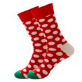 thumbnail image 1 of Calcetines navideños para mujer 2024, divertidos calcetines navideños de algodón con diseño de Papá Noel, árbol, copo de nieve y alce, calcetines divertidos de Año Nuevo, 1 of 6