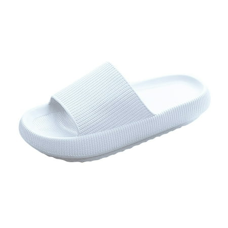 

Gzztg Shower Shoes Woman Massage Shower Bathroom Open Toe Super Thick Sole SandalsSuper Soft Home