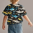 thumbnail image 4 of Toddler Boys' Short Sleeve Tees Cotton Casual Graphic Crewneck Summer Top Clothes T-Shirts, 4 of 6