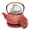 Red, variant on Juvale Japanese Cast Iron Teapot with Infuser - Red, 27 oz (800 ml), 3-Pc Teapot Set - Stovetop Kettle for Loose Leaf Brewing - Removable Stainless Steel Infuser & Trivet Included
