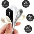thumbnail image 5 of 27 Yards Grey Flat Drawstring Cord Replacement Double Layer Soft Drawstring Cotton Draw Cord for Garment Accessories, 5 of 9