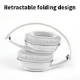 thumbnail image 4 of Auriculares inalámbricos Bluetooth 5.0 | Auriculares supraaurales con reducción de ruido | Batería de larga duración 6-8H | Sonido HD | Diadema ajustable | Uso multidispositivo |, 4 of 6