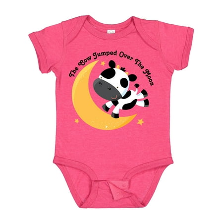 

Inktastic Cow Jumped over the Moon Gift Baby Boy or Baby Girl Bodysuit