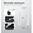 thumbnail image 4 of SURITCH Protective Cover Case for Beats Solo Buds 2024 Earbuds, with Magnetic Lok & Carabiner & Keyring & Cleaning Kit, Black, 4 of 8