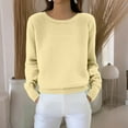 thumbnail image 4 of Women's Knit Sweater Perfect for Chilly Nights, Reading at Home, and Autumn Self-Care Moments | Knit Sweater for Women, Fall Outfits for Women 2026, 4 of 5