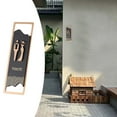 thumbnail image 4 of Letrero de baño, placa para colgar en la pared, letrero de inodoro autoadhesivo, letrero de baño para centros comerciales, oficinas, negocios, puertas LUnisex, 4 of 8