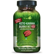Irwin Naturals - Keto-Karma Burn Fat Red with Nitric Oxide Booster - 78 Liquid Softgels