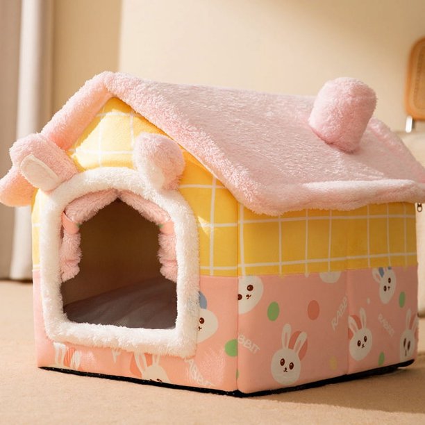 Cama para conejillo de indias, cueva para abrazos, forro polar cálido, acogedora casa, ropa de cama, cojín para dormir, jaula, nido para animales pequeños, ardilla, chinchilla, conejo, erizo
