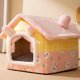 thumbnail image 1 of Cama para conejillo de indias, cueva para abrazos, forro polar cálido, acogedora casa, ropa de cama, cojín para dormir, jaula, nido para animales pequeños, ardilla, chinchilla, conejo, erizo, 1 of 3
