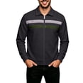 thumbnail image 4 of Men Casual Cardigan Sweaters Full Zipper Closure Long Sleeve Waffle Jackets, 4 of 6