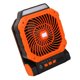 thumbnail image 1 of Ventilador Solar Para Acampar, 4 Velocidades, 3 Modos De Luz LED, Ventilador Con Energía Solar De 7800 MAh, Funciona Con Pilas Para Pescar, 1 of 7