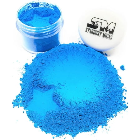 Stardust Micas Pigment Powder Cosmetic Grade Colorant for Makeup, Soap Making, Epoxy Resin, DIY Crafting Projects, Bright True Colors Stable Mica Batch Consistency (10 Gram Jar, Cosmic Blue) 10 Gram Jar Cosmic Blue