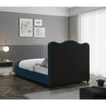 thumbnail image 5 of Meridian Furniture Felix Navy Linen Textured Fabric Full Bed, 5 of 8