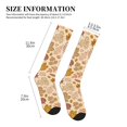 thumbnail image 2 of Lsque Fall Leaves Pattern Sport Compression Socks for Men & Women 15-20 mmHg Knee High Nurse Pregnant Running Medical and Travel Athletic, 2 of 6