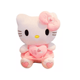 thumbnail image 1 of Peluche Hello Kitty Con Corazón Para Regalo 25 cm Rosa con Blanco, 1 of 5