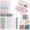 Pink_c, variant on Clearance! Pencil Case Set for Students - All-in-One Pencil Pouch with Supplies, Great Gift for Back to School,Black