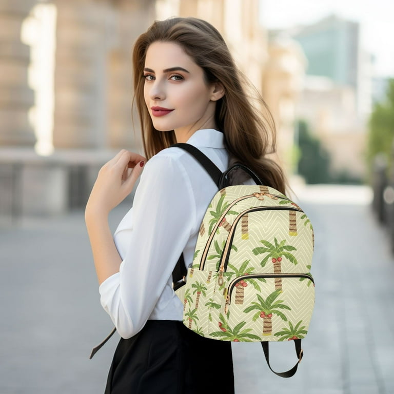 backpack leather laptop bag Nombongo Leather 15.6 Inch Laptop Daypack Backpack for Women