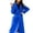 Blue, variant on Women's Autumn And Winter Simple Double Long Sleeved Lapel Button Woolen Jacket winter clothing for women